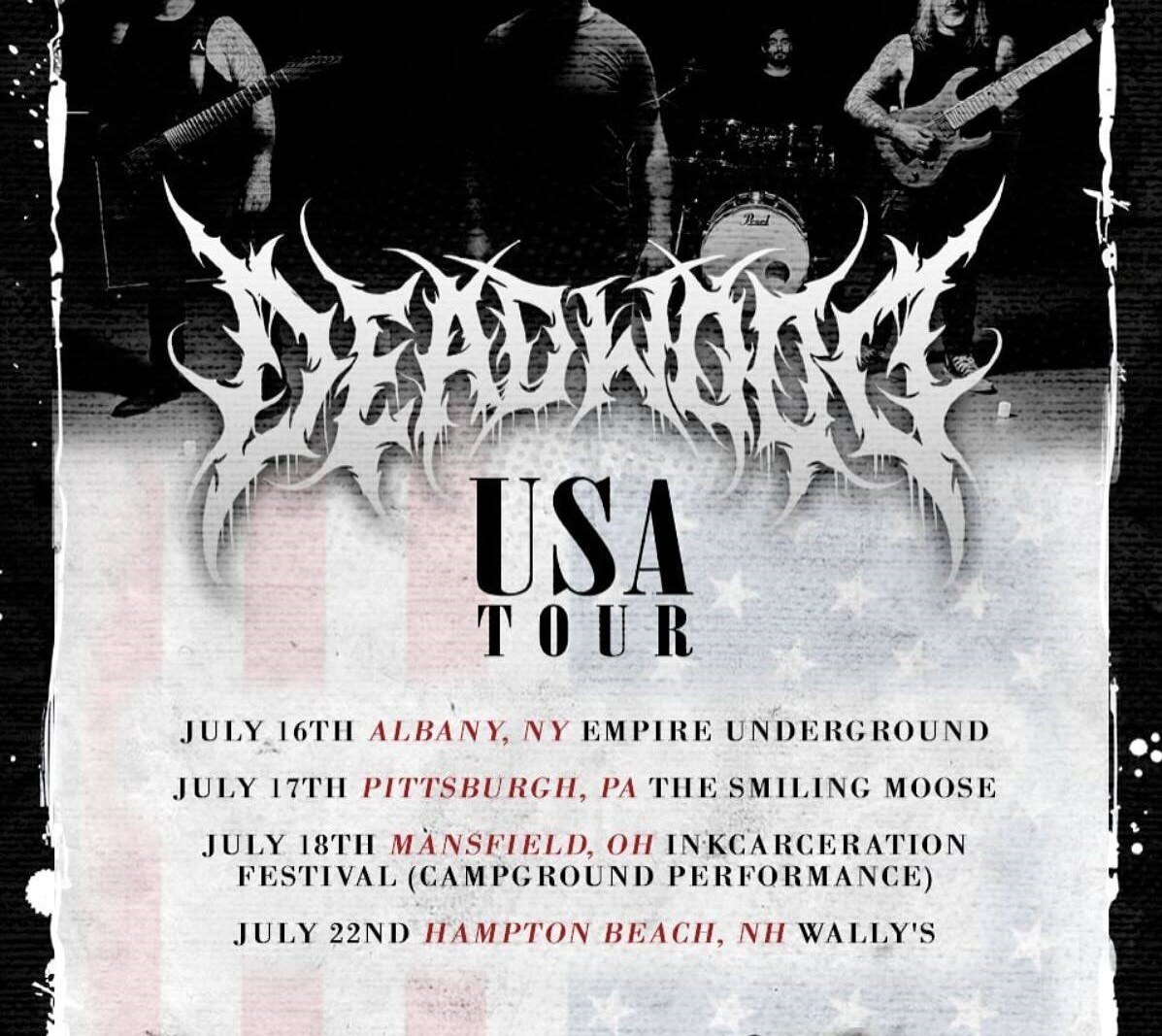 Canada’s Deadwood Announces USA Tour Dates + New Horrifying Deathcore Video “Heretic”