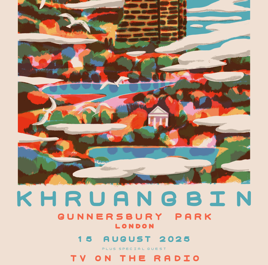 Palace and more added to KHRUANGBIN's huge open-air show in London with TV ON THE RADIO - 15 August 2025 - Gunnersbury Park, London