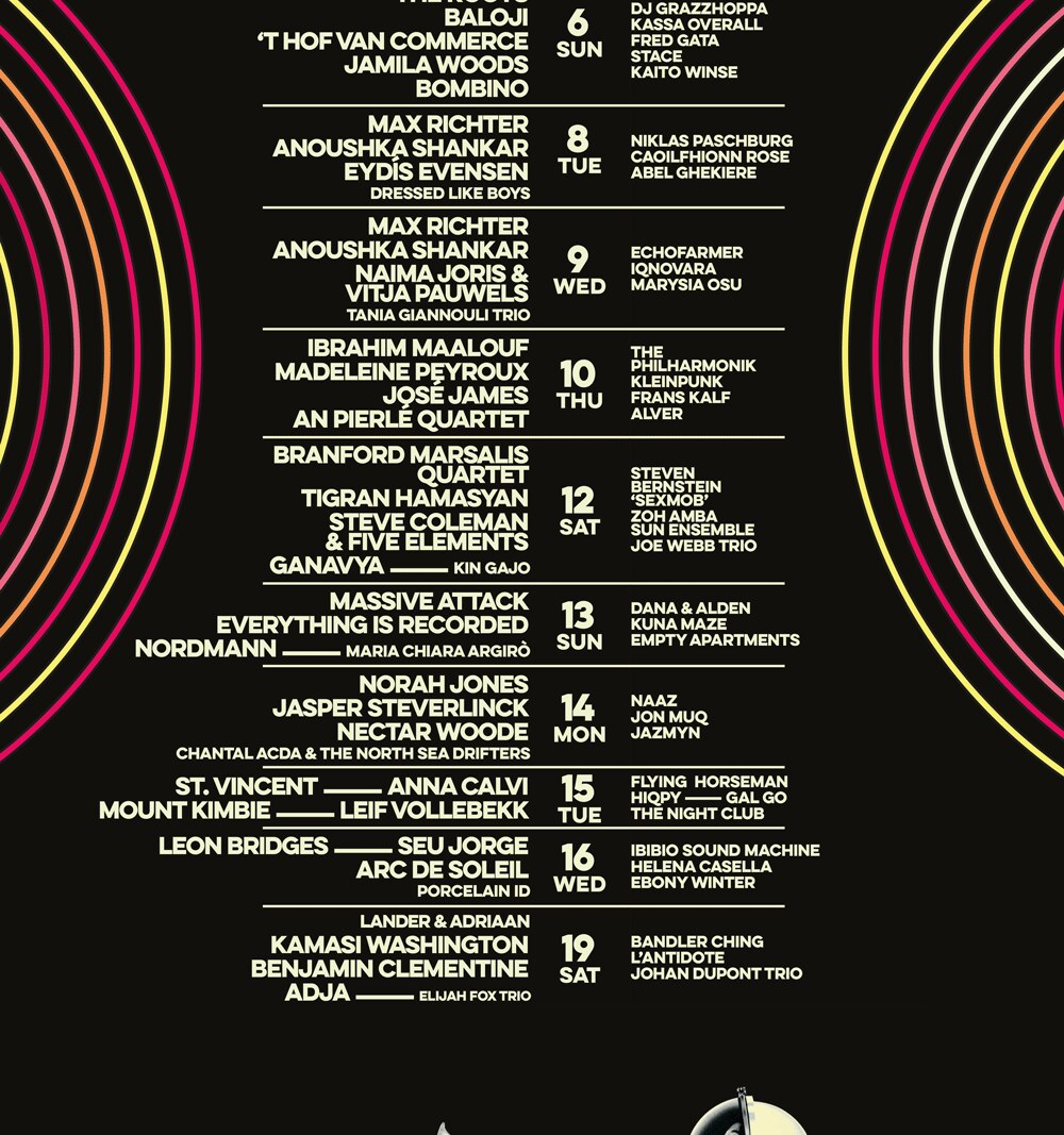 Met 30 nieuwe namen is de line-up van Gent Jazz 2025 rond