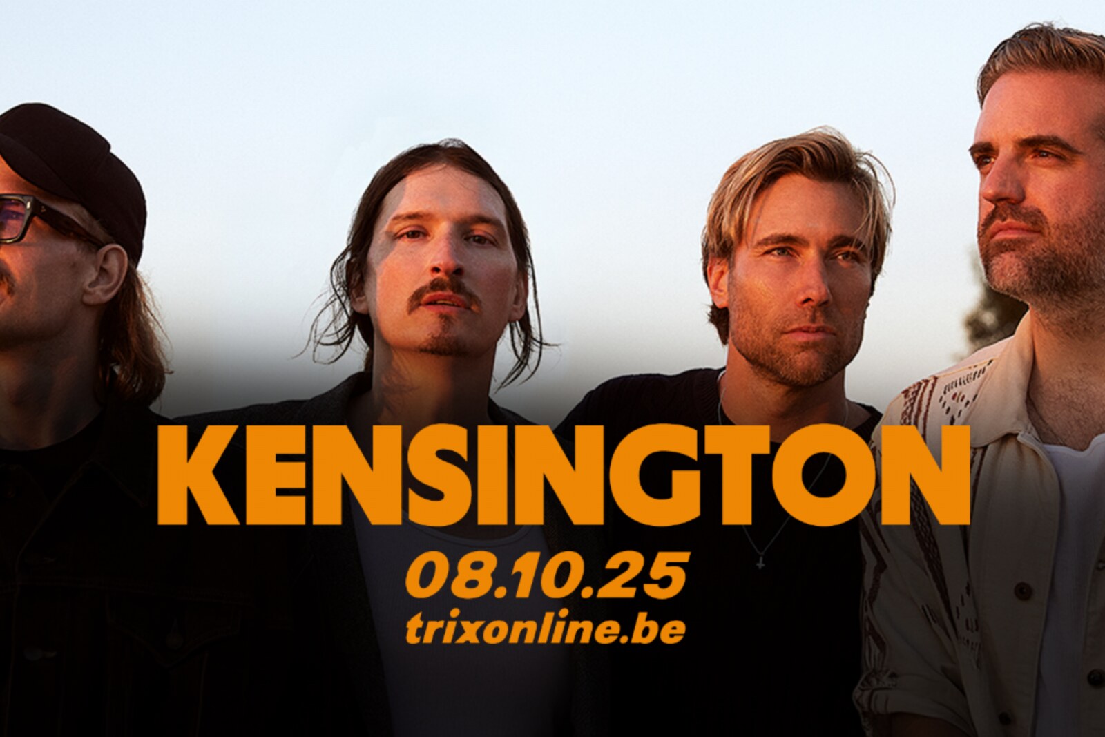 Kensington speelt op woensdag 8 oktober 2025 in Trix