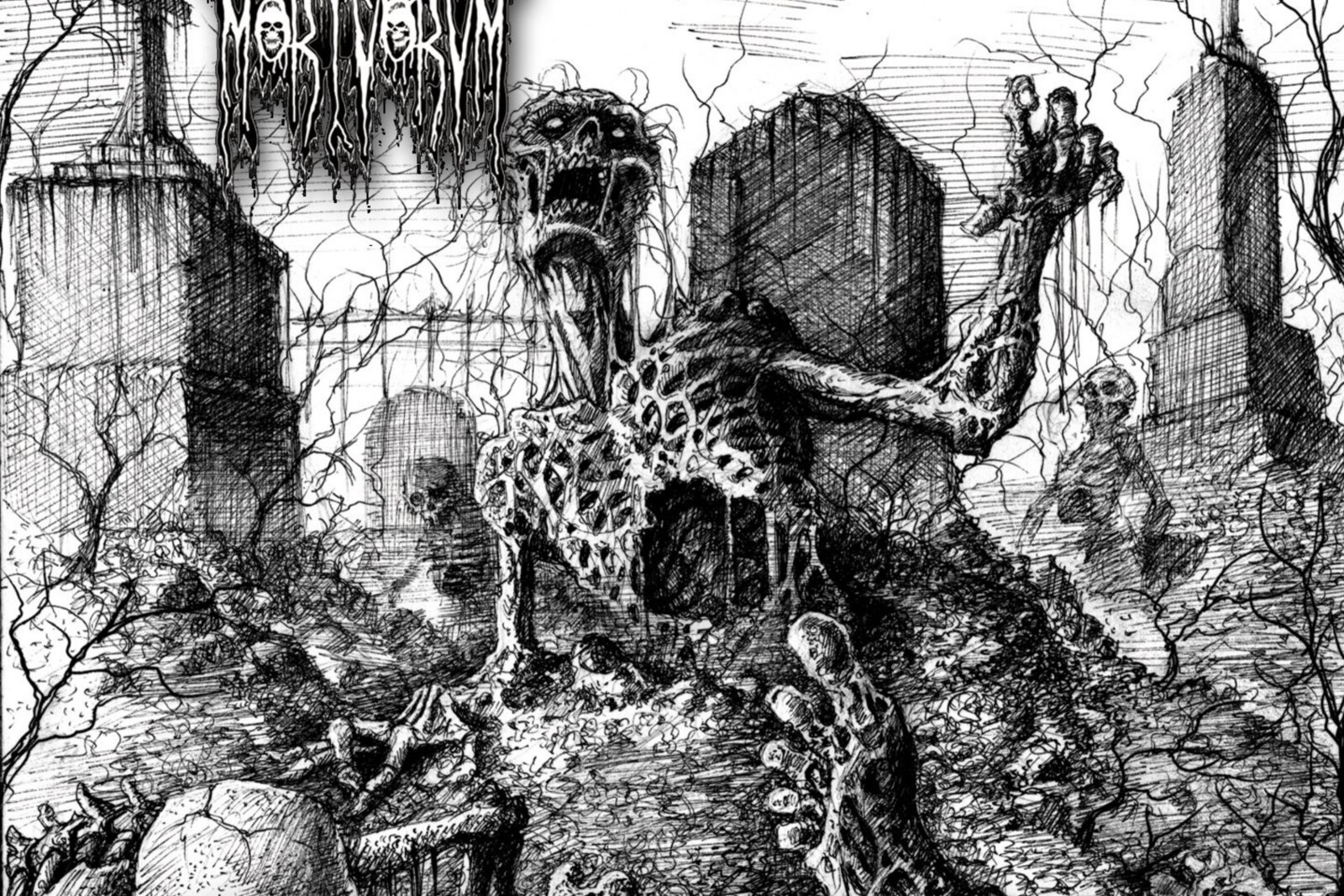 Devs Mortvorvm: Chilean death-doom cult unveils "Orgy in the Graveyard" single, "The Oldest Crypt" EP out soon
