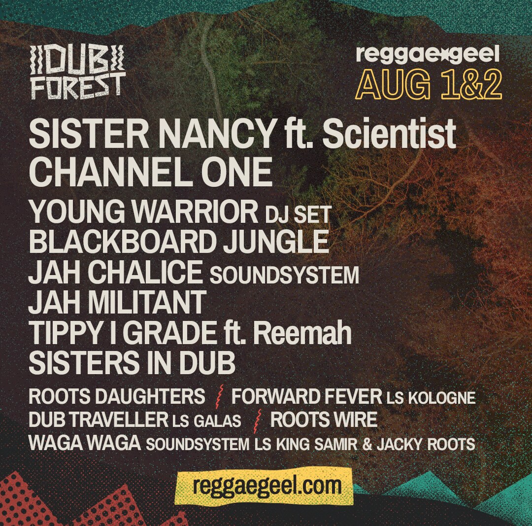 Line-up Dub Forest Reggae Geel 2025 compleet