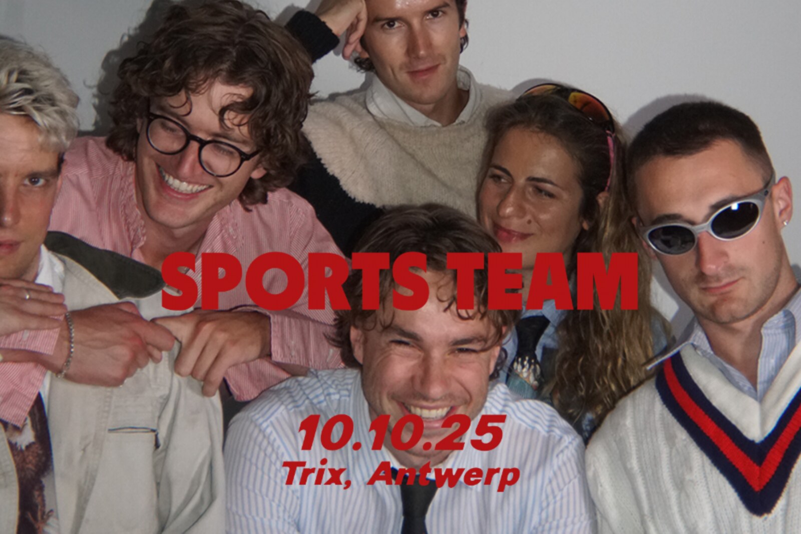 Sports Team komt op vrijdag 10 oktober 2025 in Trix