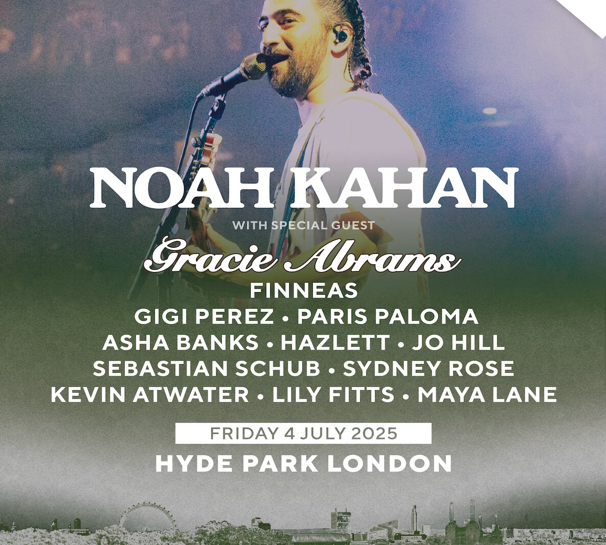 BST Hyde Park Full Line-Up Revealed for Noah Kahan’s Headline Show
