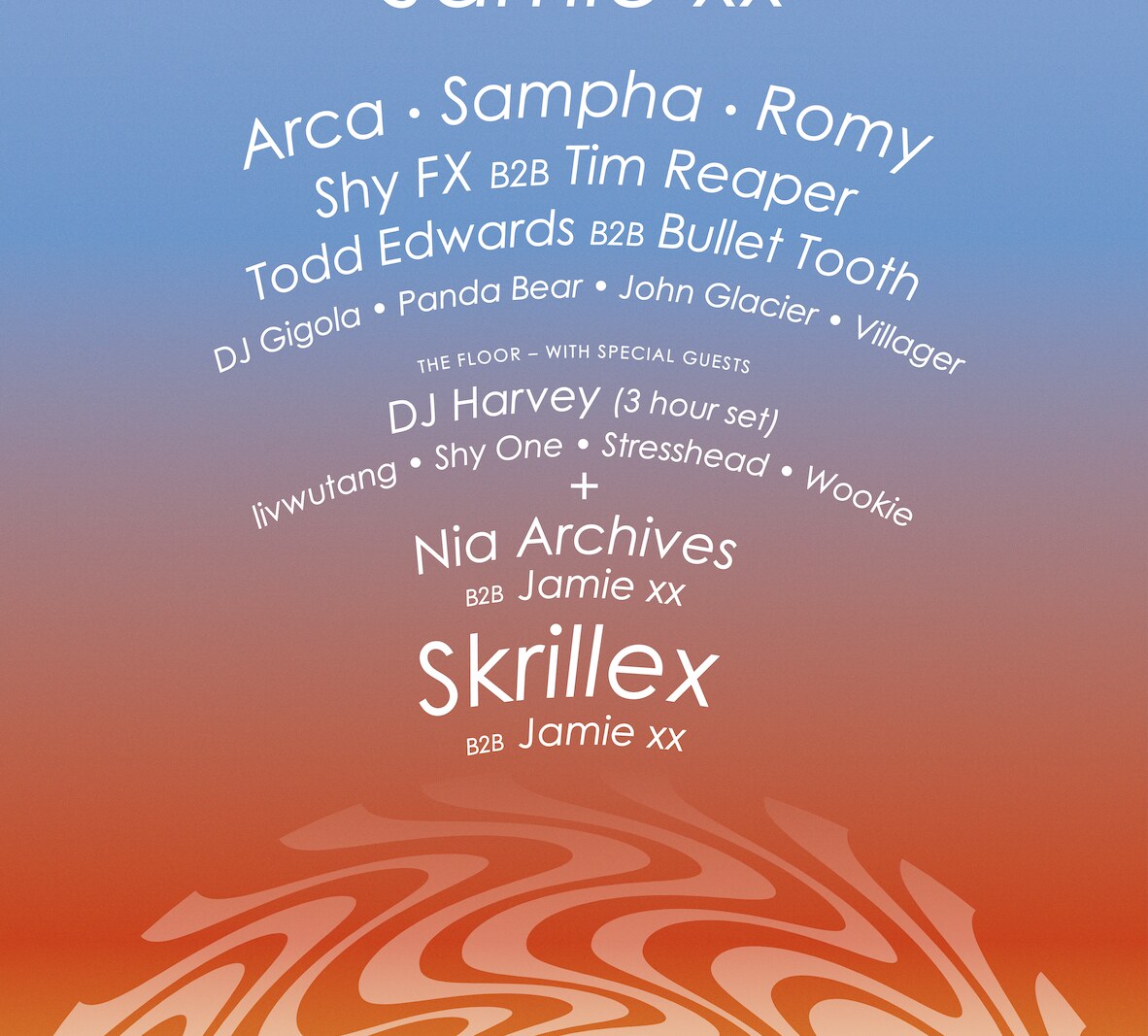 Lido Festival announces Skrillex for B2B set with Jamie xx