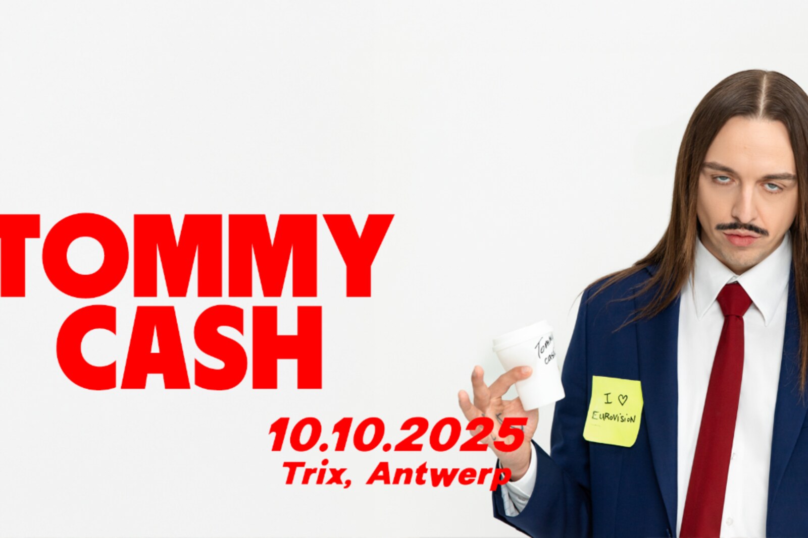 Tommy Cash speelt op vrijdag 10 oktober 2025 in Trix