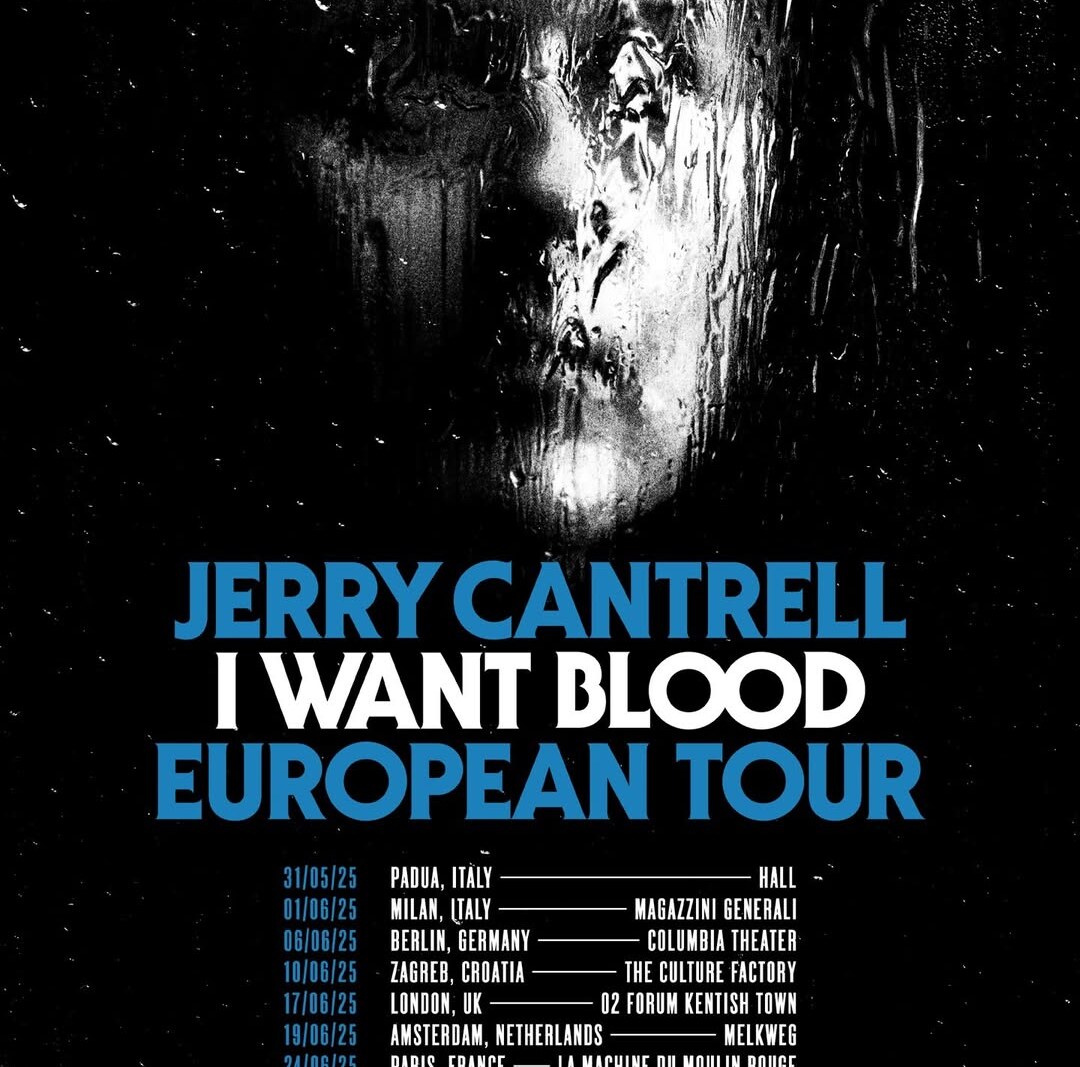 Jerry Cantrell  Releases “I Want Blood” Video Featuring A Live Performance With Cantrell, Guns N’ Roses’ Duff Mckagan, & Faith No More’s Mike Bordin