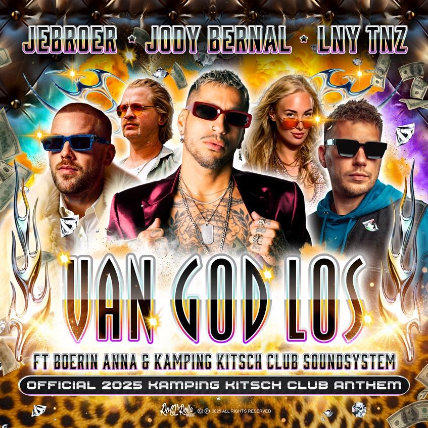 Kamping Kitsch Club strikt Jody Bernal, sexy Boerin Anna, Jebroer, LNY TNZ en MC Drummer voor nieuw anthem