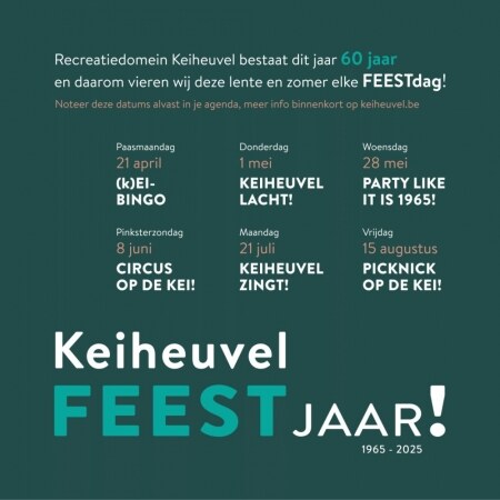 Keiheuvel viert 60 jaar met expo, muziek en spannende doe-wandeling
