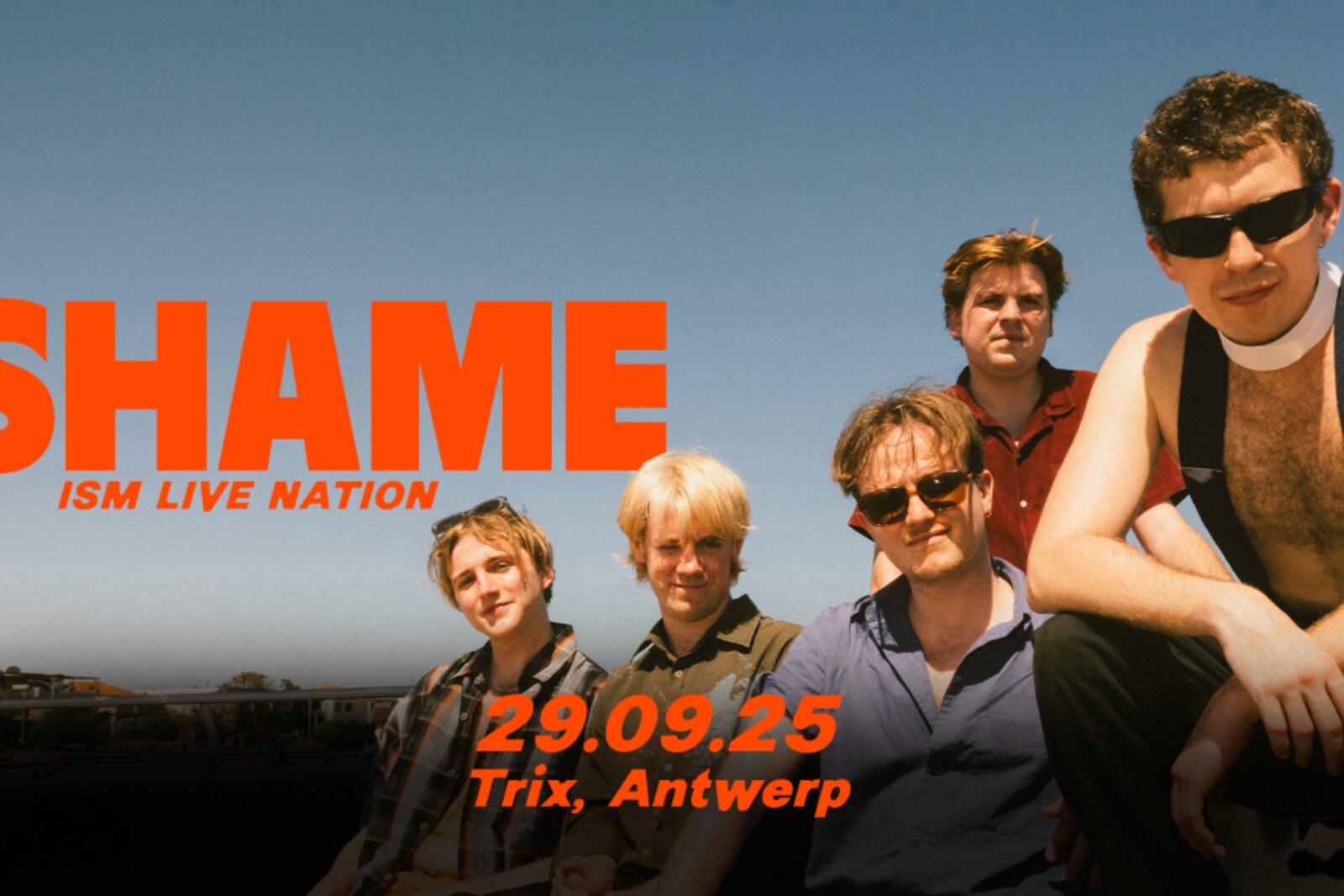 Shame speelt op maandag 29 september 2025 in Trix