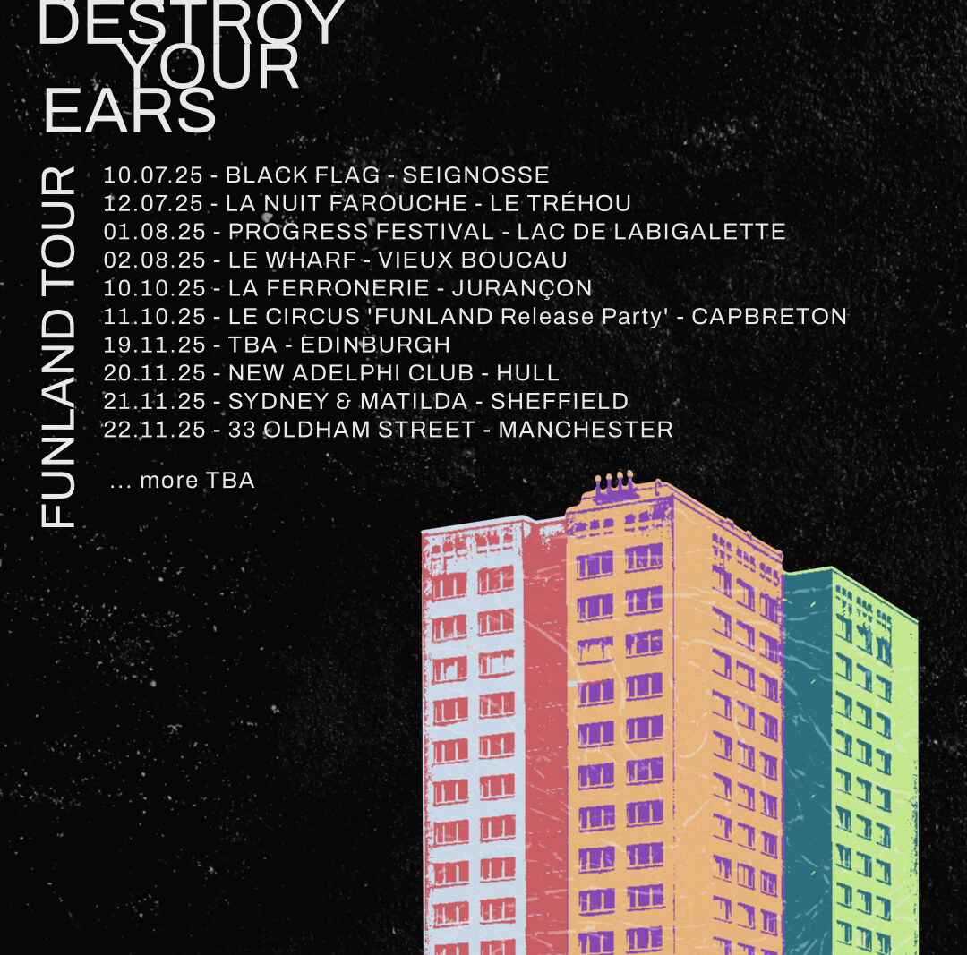 French Noise Rockers This Will Destroy Your Ears Announce New Album FUNLAND Released 10th October 2025