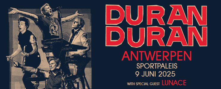 'Lift You Up'-talent Lunace verzorgt maandag 9 juni het voorprogramma van Duran Duran in het Sportpaleis