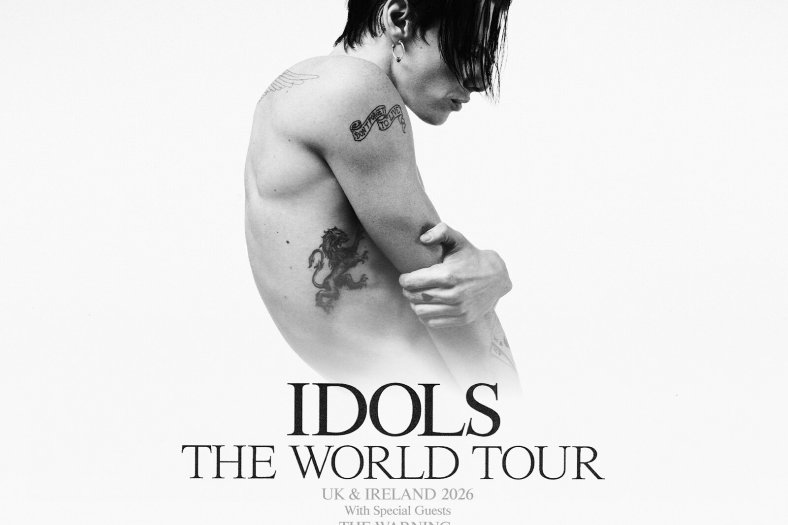 Yungblud announced dates for a UK and Ireland arena tour in April 2026