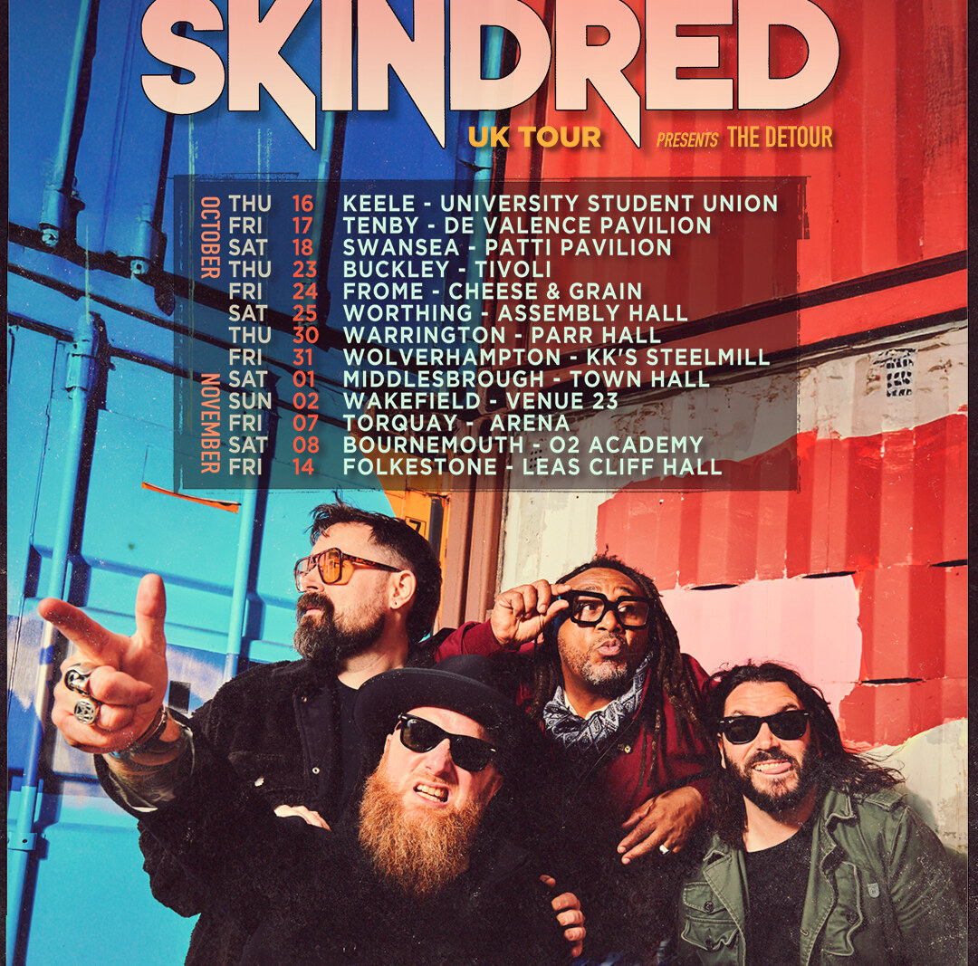 Skindred announce THE DETOUR autumn headline tour dates