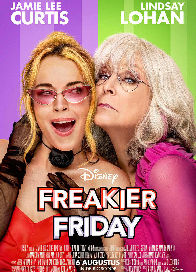 Ontdek nu de nieuwste trailer en poster voor “Freakier Friday”