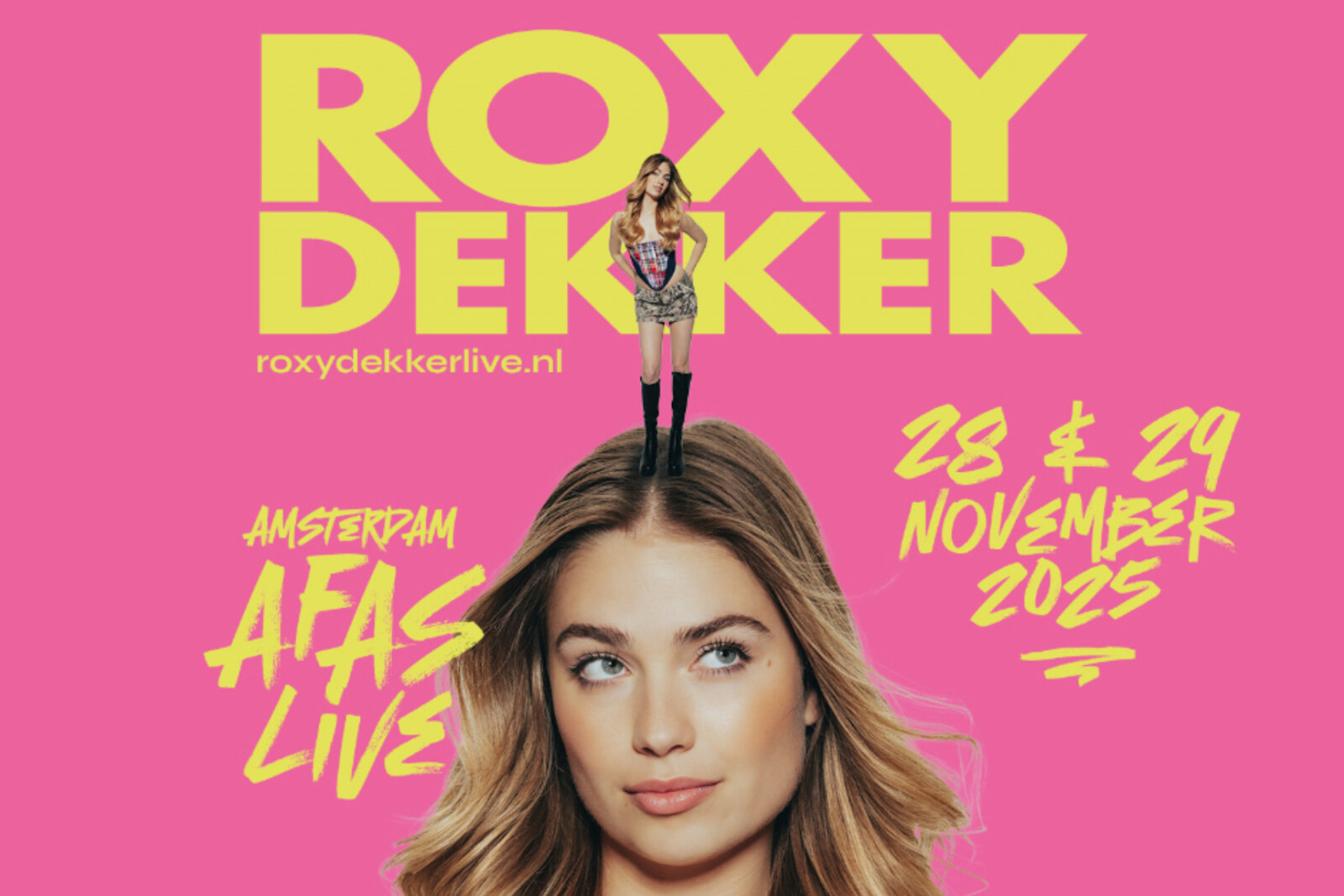 Roxy Dekker voor twee concerten naar AFAS Live