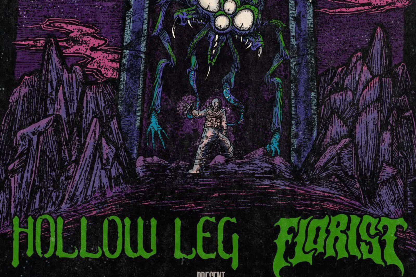 Hollow Leg Kick Off Their "Final Secrets Of The Doominati" Tour With FLORIST