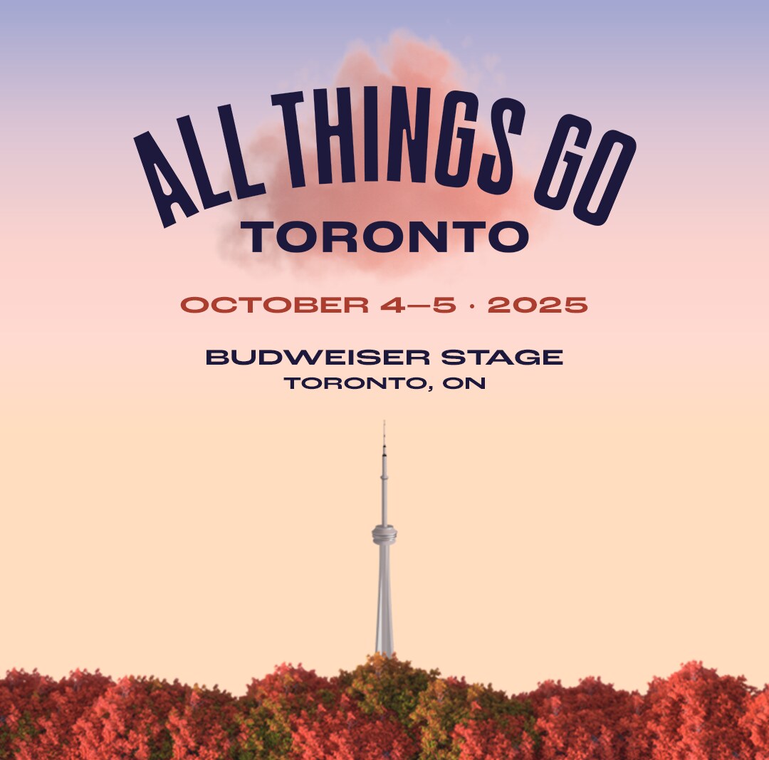 All Things Go announces its expansion to Toronto with a new festival taking place on Saturday, October 4th and Sunday, October 5th, anchored at the Budweiser Stage