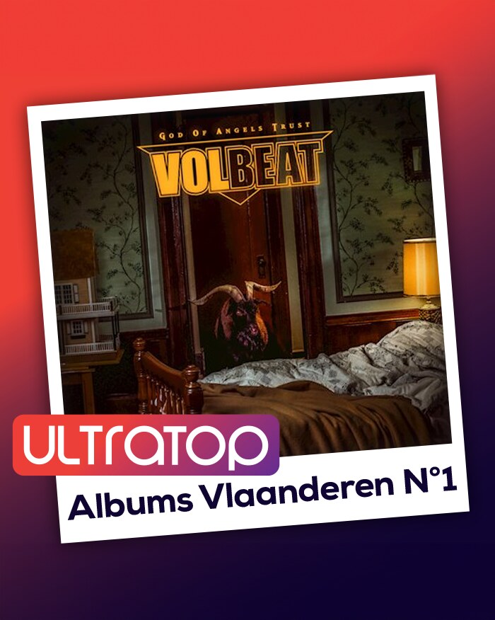 Volbeat komt binnen op #1 in Ultratop Albums Vlaanderen