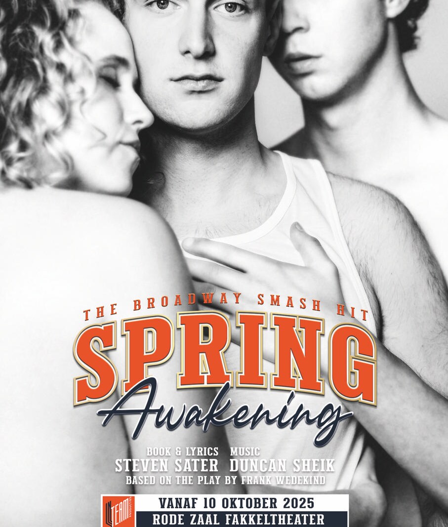 InTeam Producties presenteert voor het eerst in Vlaanderen de professionele versie van de Broadway-hit ‘Spring Awakening’