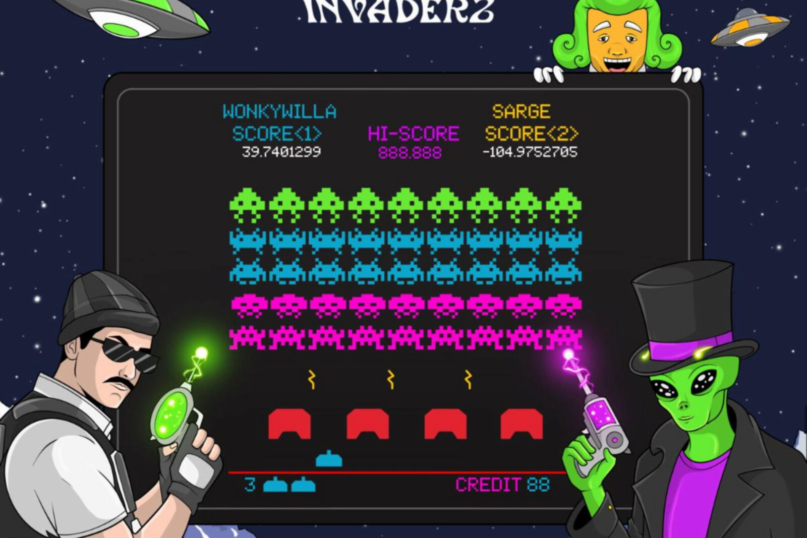 WonkyWilla and SARGE Join Forces on Brain-Zapping, Alien-Like Experimental Dubstep Single "Space Invaderz" on Bassrush Records