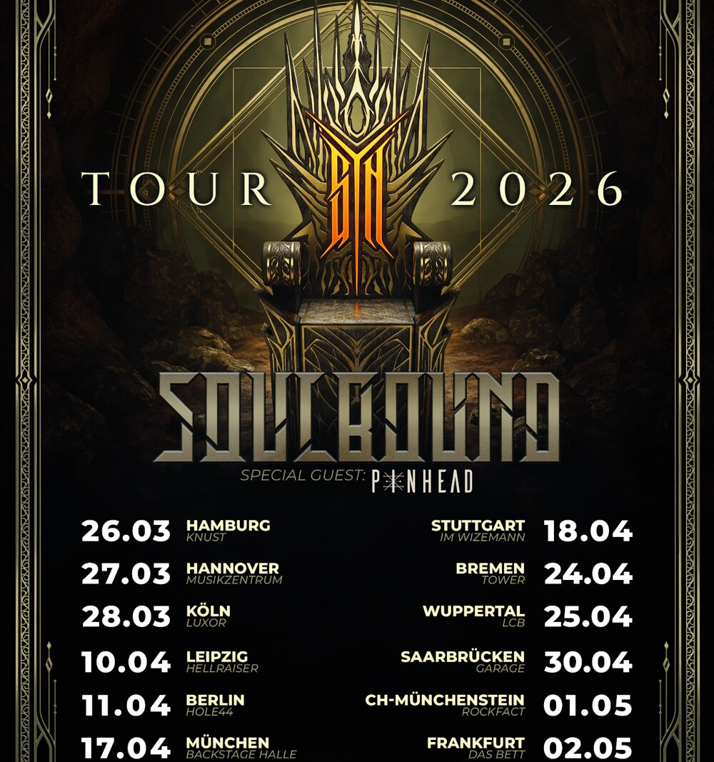 SOULBOUND release the new studio album ‘sYn’ on 16 January 2026 on Metalville