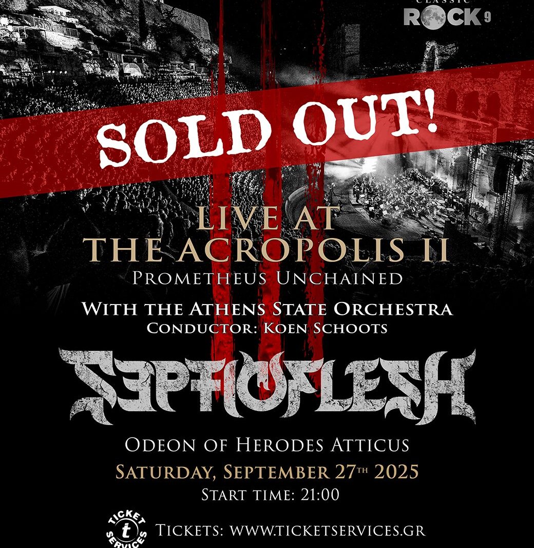 SEPTICFLESH - "Live At The Acropolis II - Prometheus Unchained" Sold Out In Less Than 48 Hours!