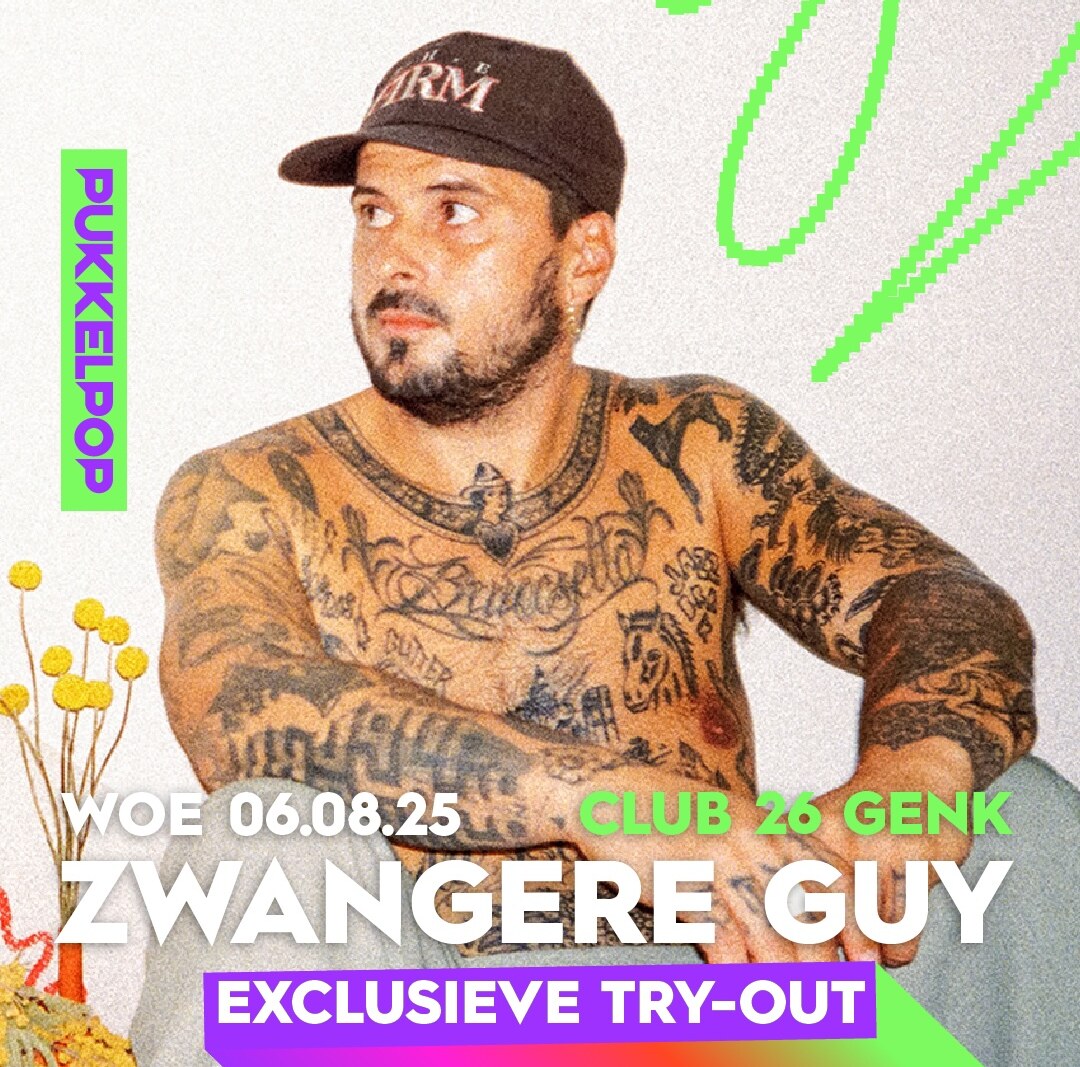 Pukkelpop organiseert exclusieve try-out Zwangere Guy