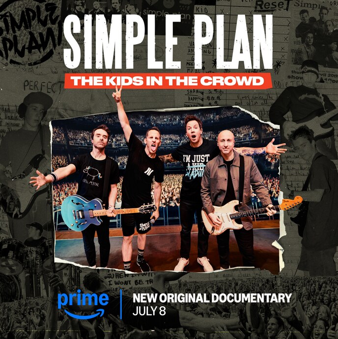 Simple Plan & Prime Video Premiere “Simple Plan: The Kids In The Crowd Documentary” Available Now – New Single “Nothing Changes” on July 11