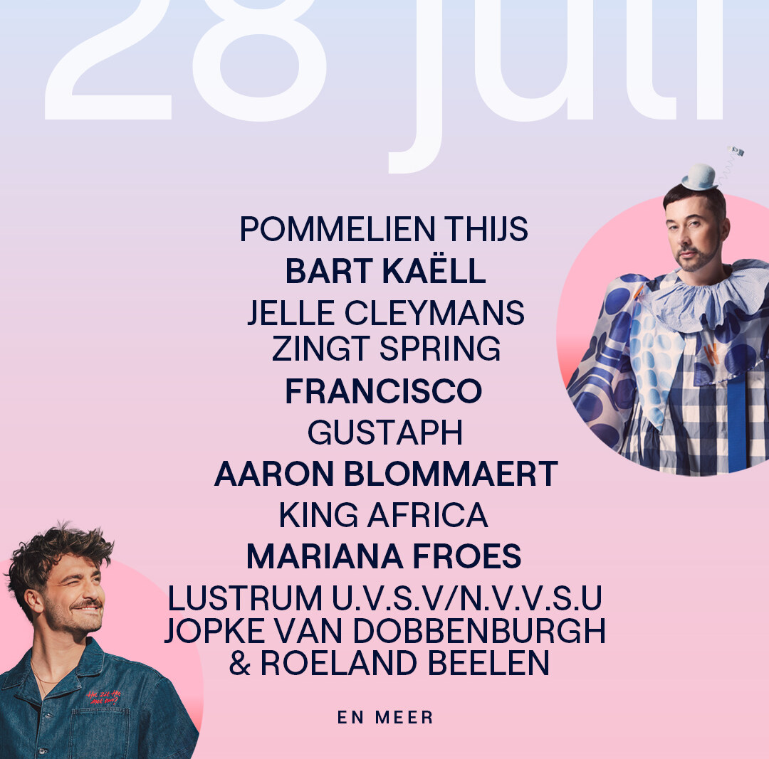 De zomer kan beginnen! Ontdek de line-up van VRT Zomerhit