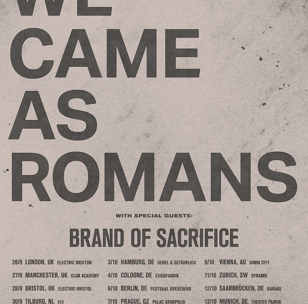We Came As Romans Announce New Album 'ALL IS BEAUTIFUL...BECAUSE WE'RE DOOMED'