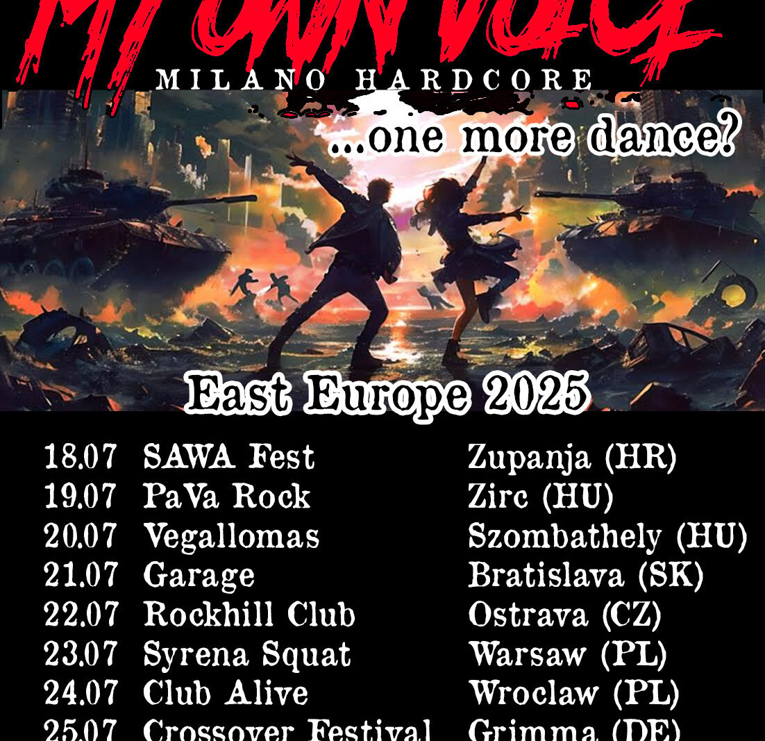 MY OWN VOICE: Italian hardcore stalwarts sign to Time To Kill Records, new album on the way and European summer tour announced