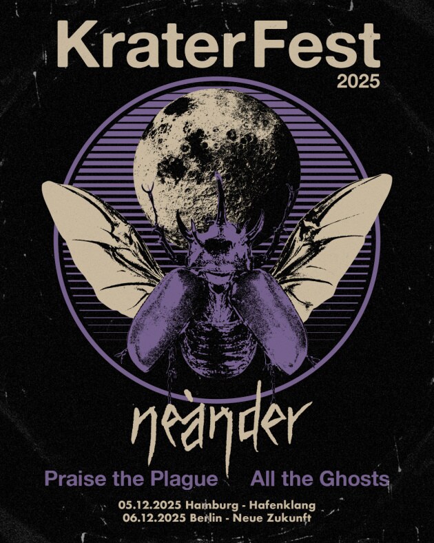 Neander announce KRATER FEST for December 2025 in Hamburg and Berlin!
