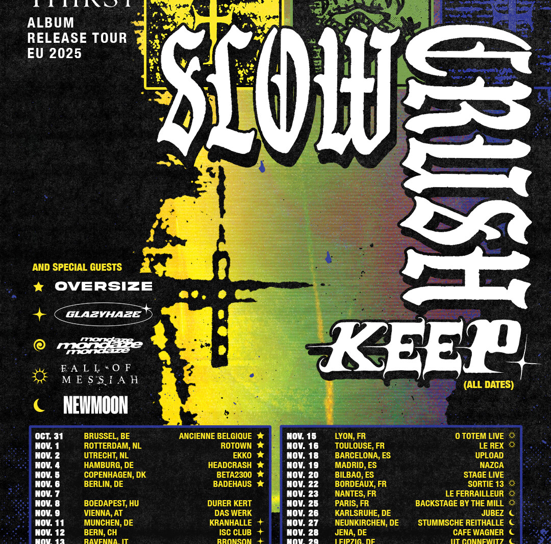 Slow Crush Release “Bloodmoon” Single – New Album “Thirst” Out August 29 on Pure Noise Records – Europe Headline Tour This Fall