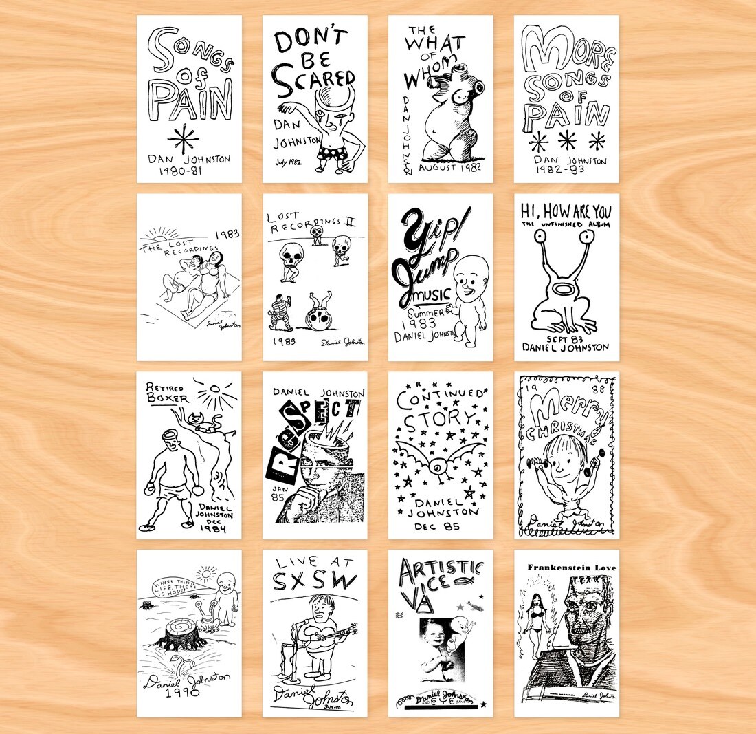 Daniel Johnston 'In the 20th Century' Cassette Box Set Announced on Joyful Noise