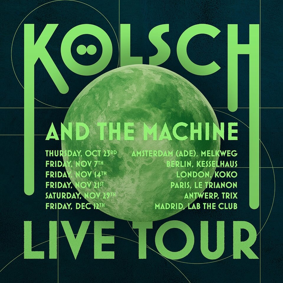 Kölsch unveils new live tour 'Kölsch and the Machine' and album 'KINEMA'