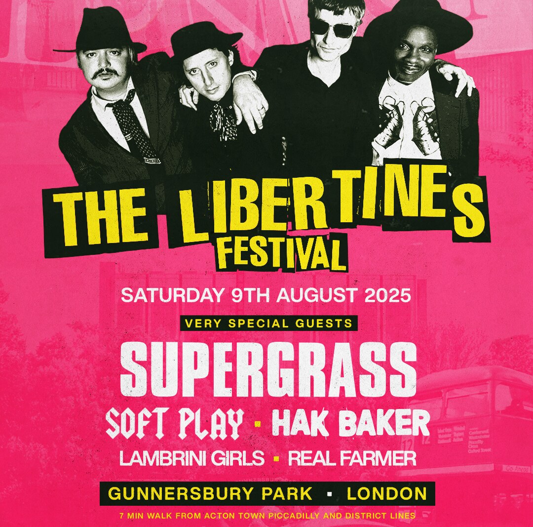 The Libertines announce intimate Gunnersbury Park warm-up show in West London - taking place this Thursday!