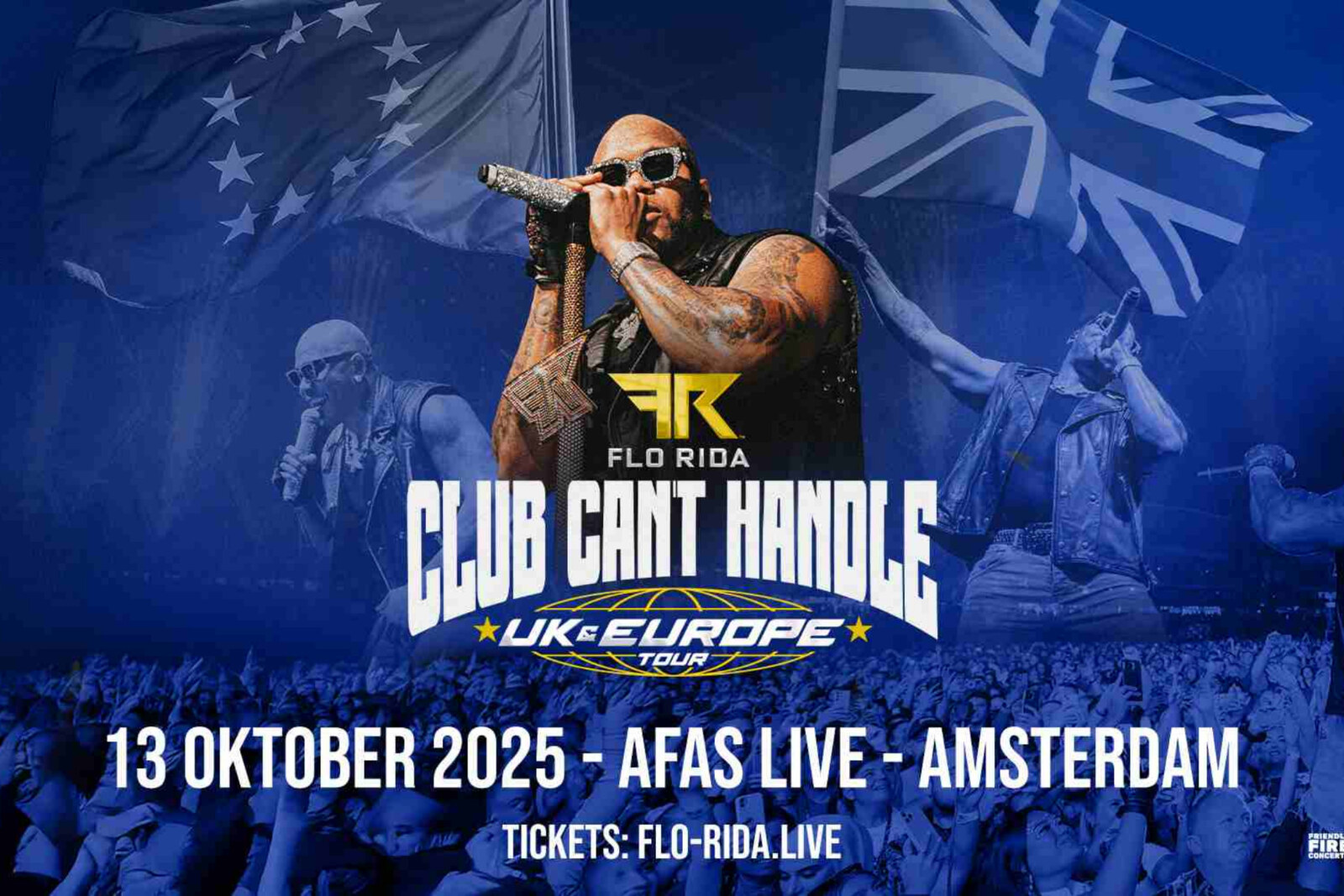 Hitkanon Flo Rida komt naar AFAS Live
