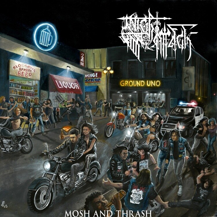 US Extreme Metal Force Night Attack Unveil Ferocious New Single “Mosh and Thrash”