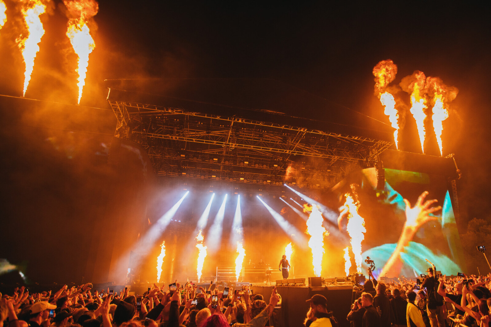 Chase & Status brought the Saturday night party to All Points East with guests Tom Grennan, IRAH, Flowdan and Trigga