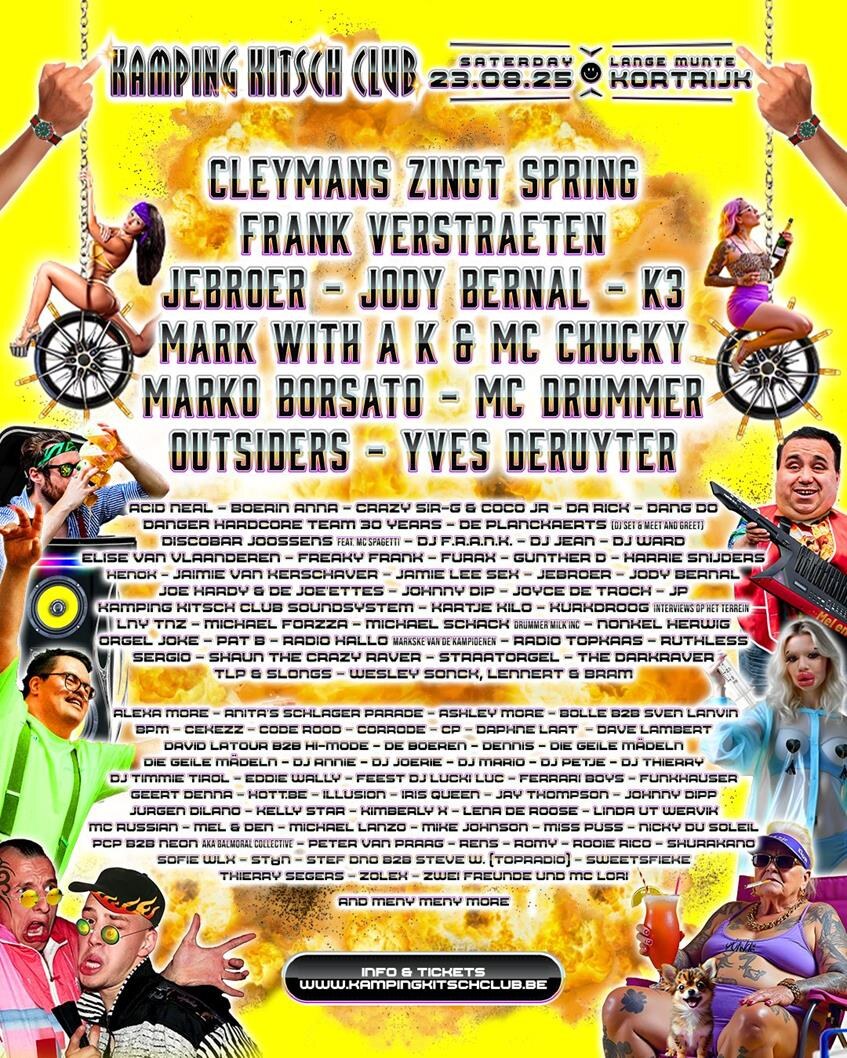Limburg is komend weekend prominent aanwezig op Kamping Kitsch Club