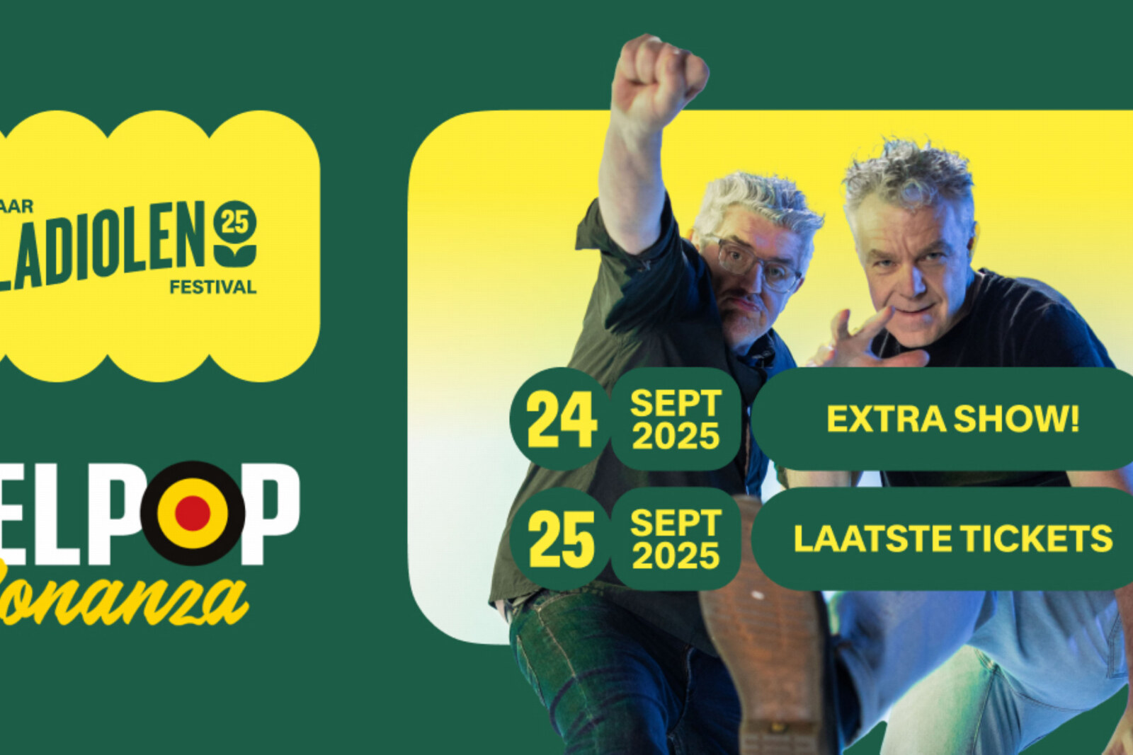 Een extra datum voor de Belpop Bonanza Gladiolen Special