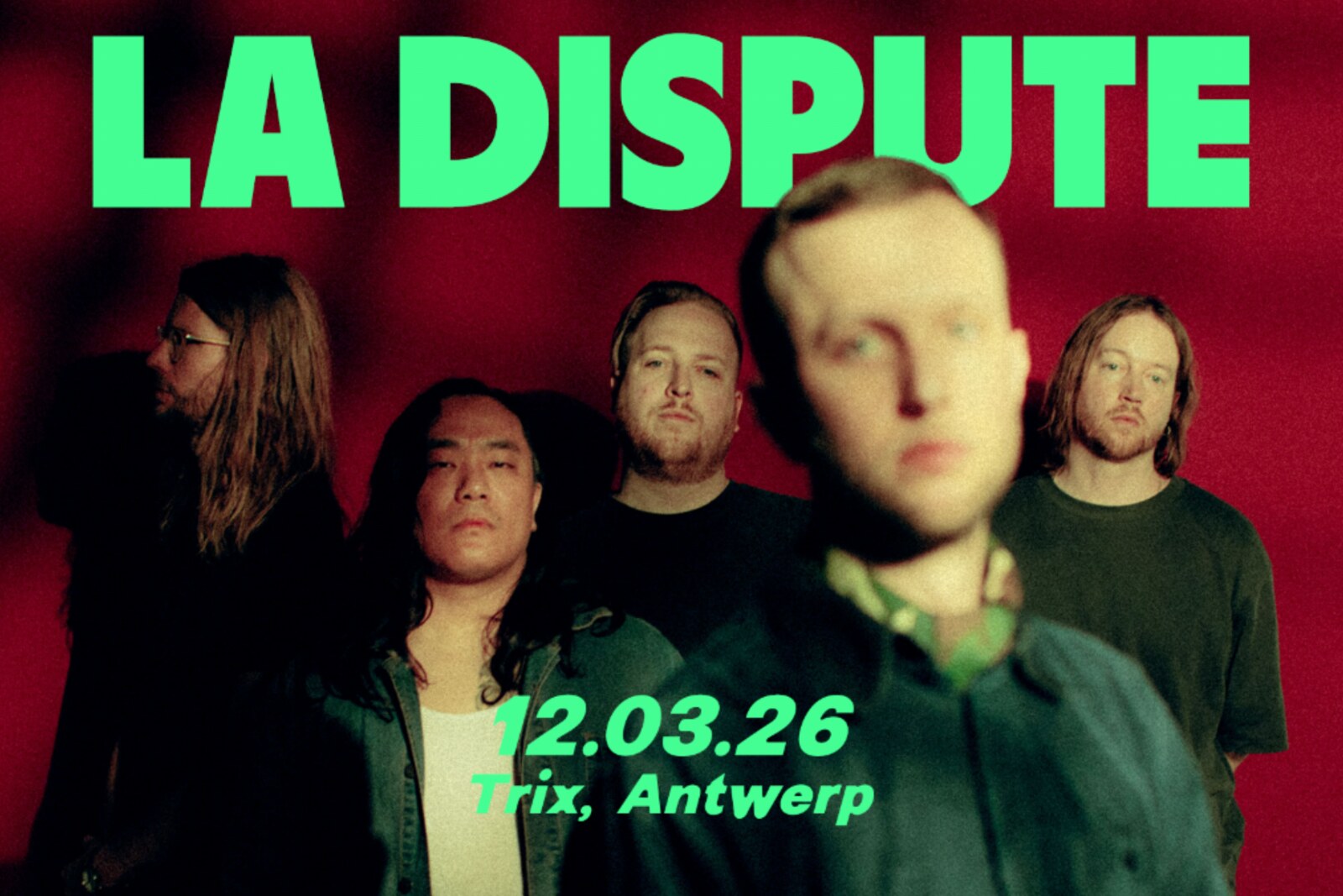 LA DISPUTE speelt op donderdag 12 maart 2026 in Trix