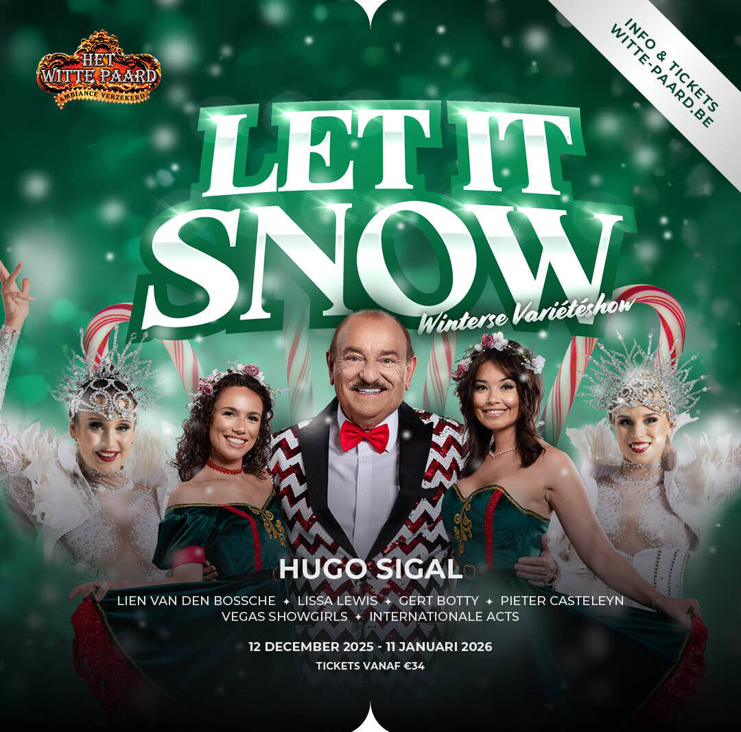 Hugo Sigal komt naar Het Witte Paard in Blankenberge met wintershow ‘Let It Snow’