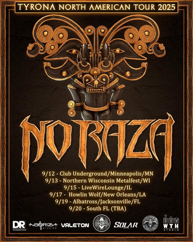 Death Metal Force No Raza Unveils Powerful New Video for "Savage Strength"!
