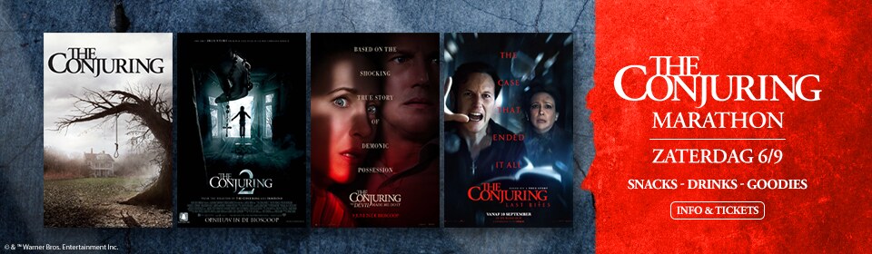 Kinepolis organiseert ‘The Conjuring’ Marathon voor ultieme horrorfans