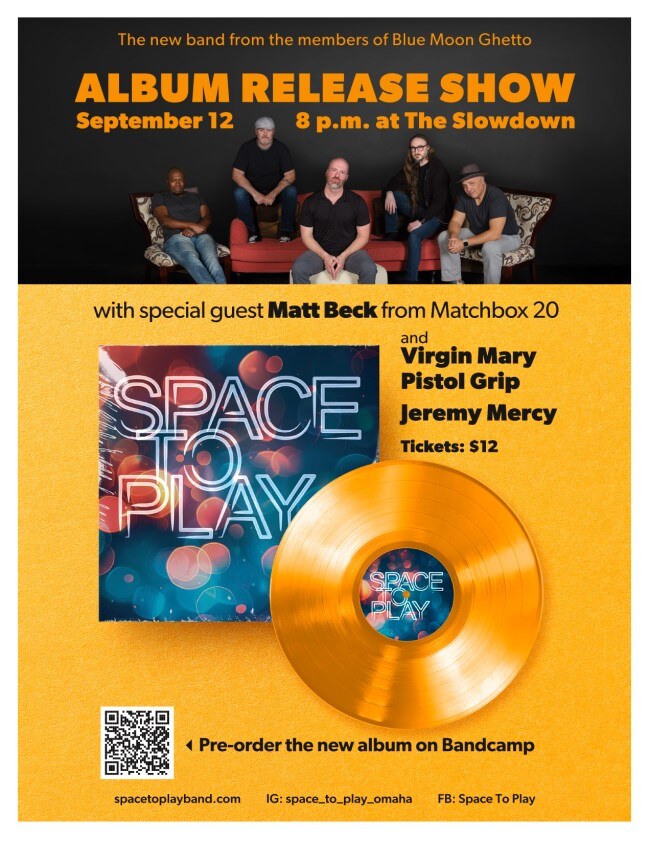 Omaha's groovy rockers Space To Play announce self-titled debut record + share optimistic tune "Daylight's Comin" out now
