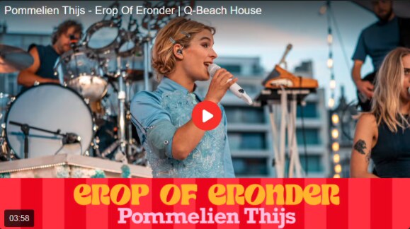 Grootste Sunset Concert óóit: maar liefst 25.000 fans zingen mee met Pommelien Thijs aan het Q-Beach House in Oostende
