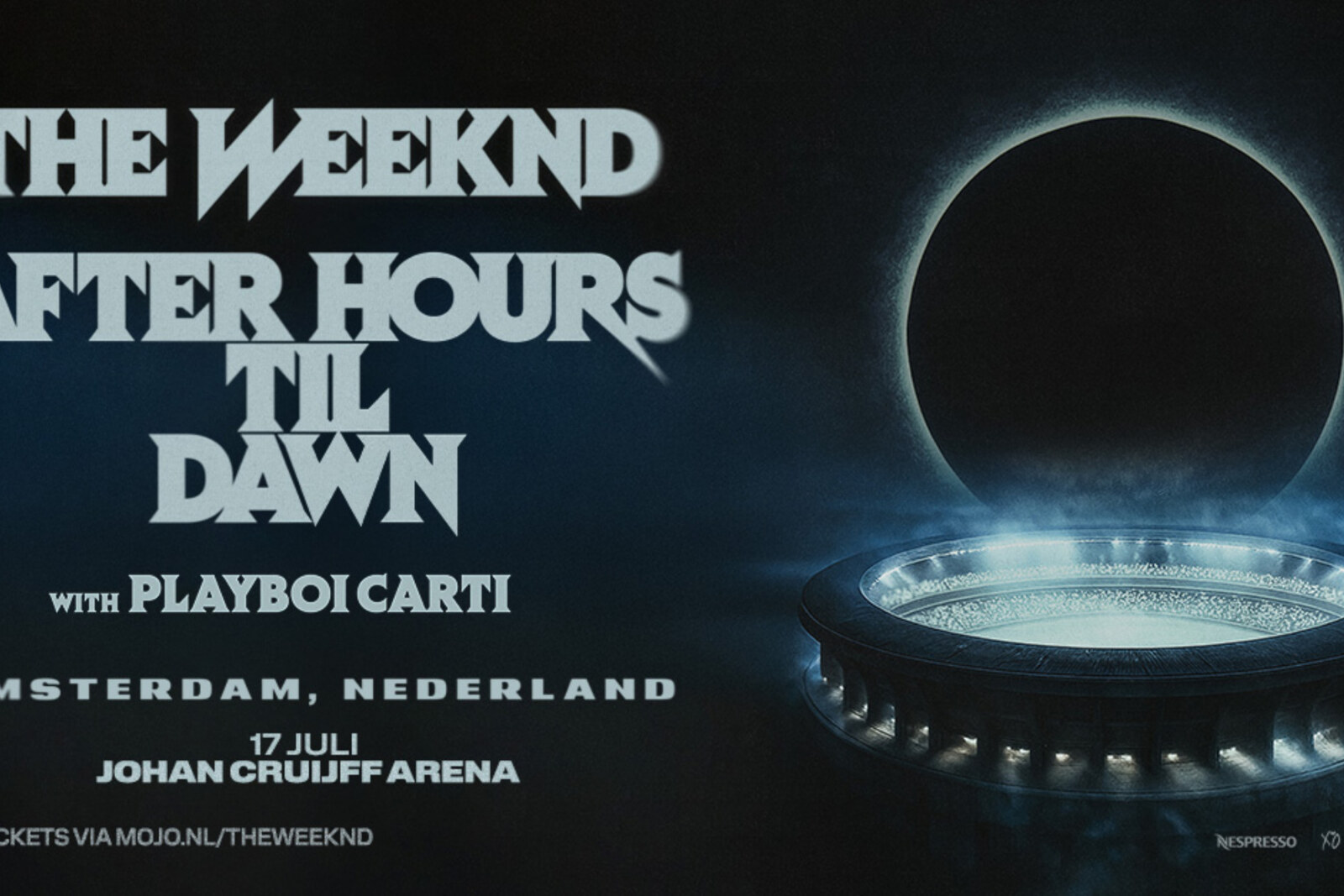 The Weeknd op 17 juli naar Johan Cruijff ArenA