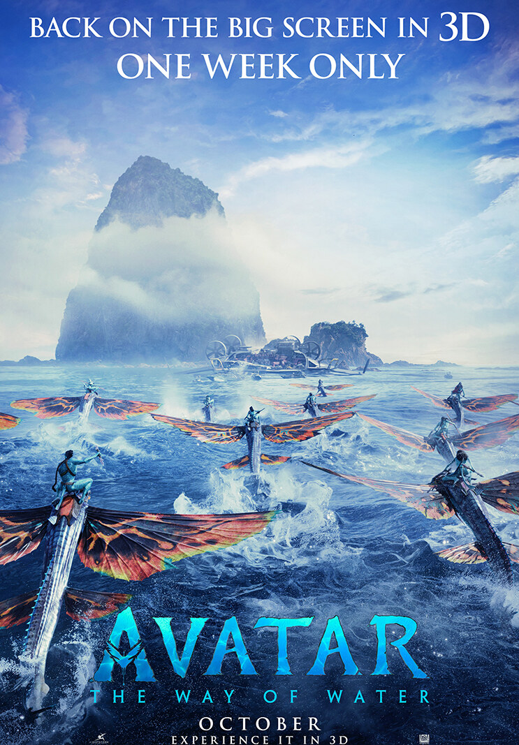 Ontdek de trailer en poster voor de re-release van "Avatar: The Way of Water"